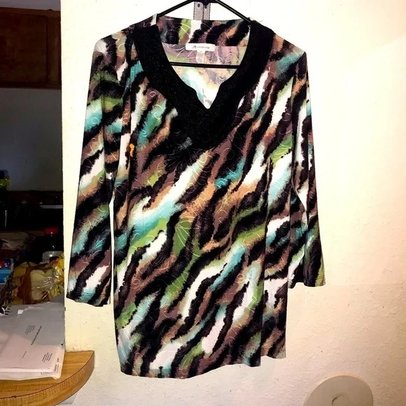 JM Collection blouse - Picture 1 of 2